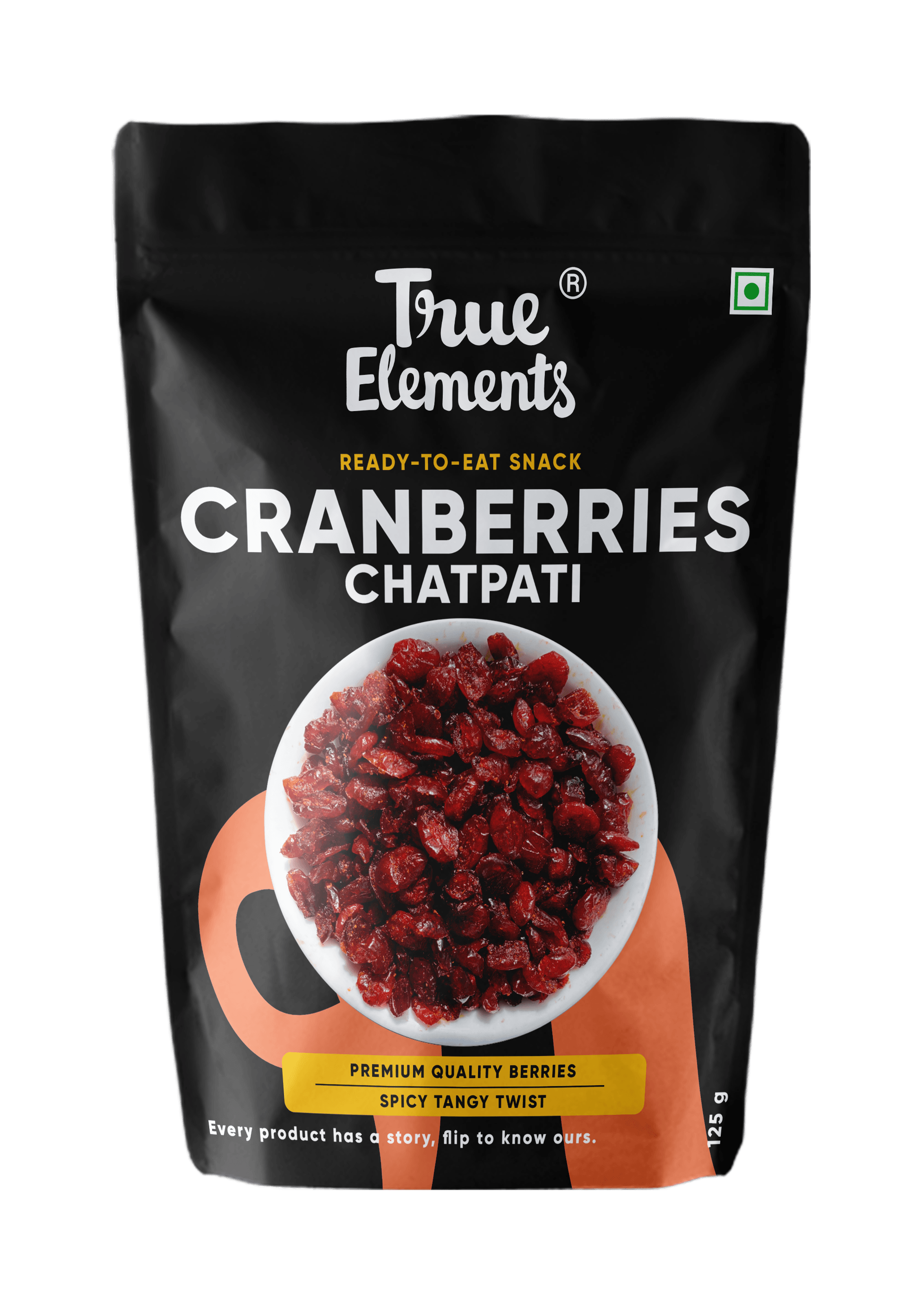 True Elements Chatpati Cranberry 125 gm